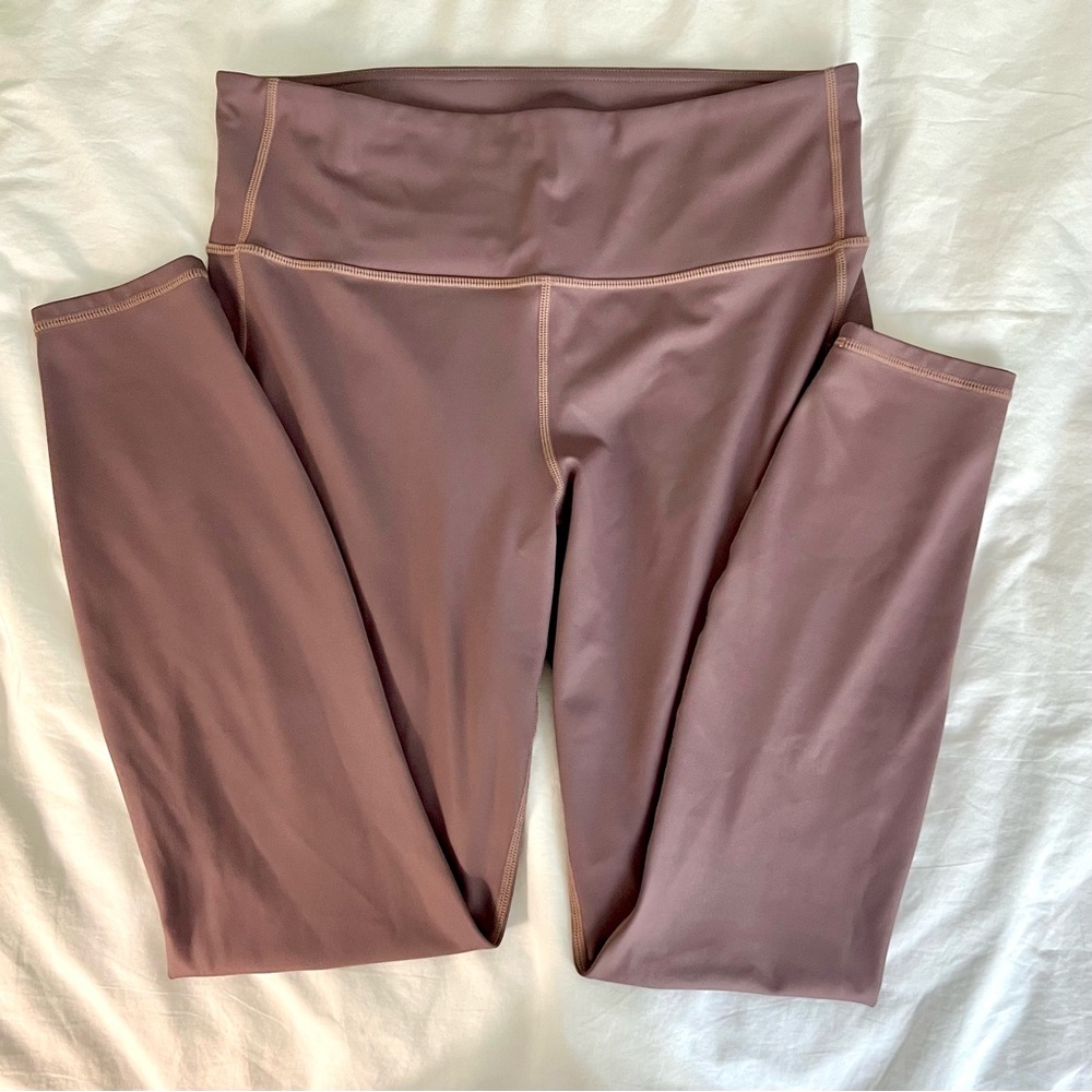 Athleta Pink High-Waisted Leggings with Stretchy Performance Fabric